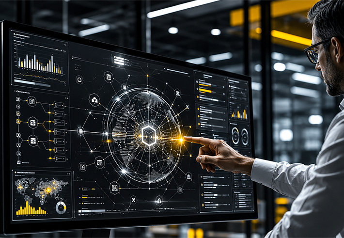 Interface de pilotage logistique en entrepôt